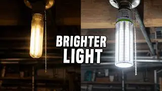 1,320 Lumens LED Corn COB Light Bulb Review