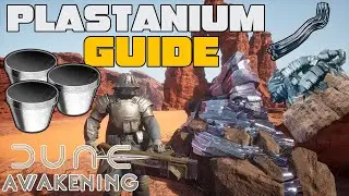 How To Craft Plastanium Bars in Dune Awakeing! Farm RISK FREE Stravidium Mass & Titanium! FULL GUIDE