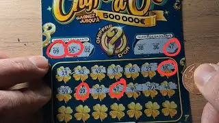 Nouveau grattage FDJ Chiffre d'Or... ça commence très bien 😍😍😍