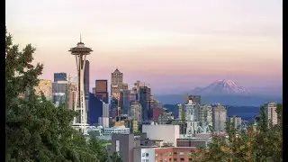 🌄 Ambient Background Music | Seattle Washington | Calming Background Music | PNW Ambient Music