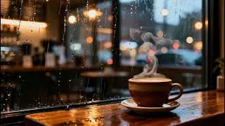 - Relaxing Jazz Music & Rain Sounds 🌧️ Cozy Coffee Shop Ambience for Study & Work