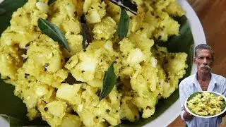 Kerala Style Tapioca Stir Fry | Kappa Thoran Recipes