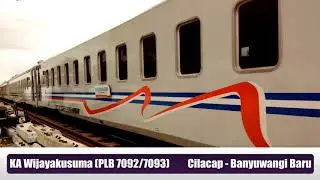 Kereta Api Wijayakusuma dengan Lokomotif Short Hood Singgah di Stasiun Sumpiuh