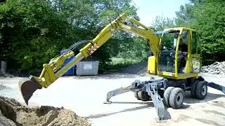 Lanz Mobilbagger , Friedhofsbagger, Kommunalbagger FB 3000