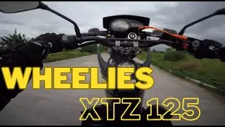 DAY 1 OF LEARNING HOW TO WHEELIE MY XTZ 125  || Wild Willy Eps. 1