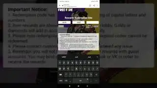Free fire redeem code 25 jun #freefire #freereddemcode