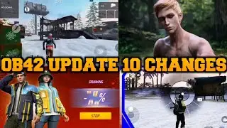 Free Fire India Ob 42 Update top 10 CHANGES | Impossible 🎯 + 24kGoldn - Mood ❤️ (FreeFireighlights)
