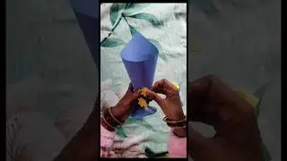 #diy paper craft flower vase#handmade flower vase shorts#