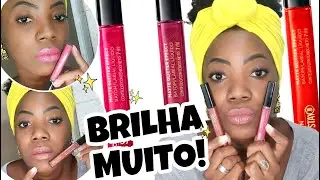 TESTANDO NOVAS CORES DO BATOM POWER STAY MATTE GLITTER EFEFCT AVON