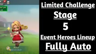 Lords mobile witch doll limited challenge stage 5 fully auto|Dark disaster stage 5 fully auto