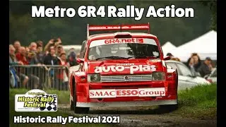 Metro 6R4 Rally Action In Historic Rally Festival 2021