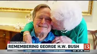 Former President George HW Bush remembered