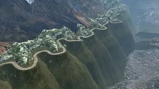 Carreteras Infernales | Acantilados Mortales | The world's most dangerous roads |Megabus 700 hino ak