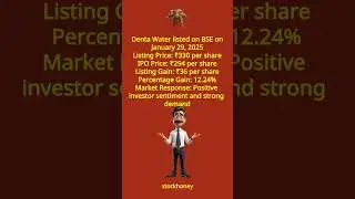 Denta Water IPO Recently Listed with Strong Performance on BSE