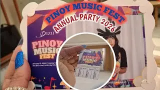 Pinoy Music Fest | Annual Party | Tonie Aclo Vlog