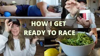 Race Week VLOG: tapering routine, cooking, body work, gear haul