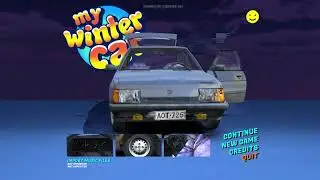 My winter car part 2. Car is stuck in snow. Taxi driver part 1.