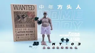 NOTTA HOME BODY 『非玩玩具』中年方头人素体 6'Scale 1/12 Action Figure  （NT-03）