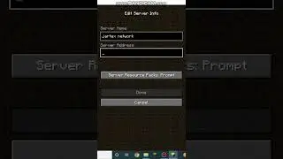 Tutorial: How to play on Jartex network  (Java Minecraft)#minecraft #tutorial #shorts #edit #gaming