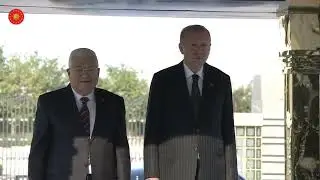 Palestine and Turkiye National Anthem | State Visit