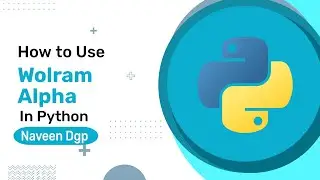 How to use wolram alpha in python