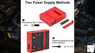 Review - HDMI Tester Portable High Definition Network Cable Tester Checker