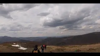 Бещады, спуск с горы Тарница (1346 м над уровнем моря) - 30.04.2022