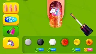 Играем в игру Diana's City #1 Делаем маникюр Кнопе 💅🏻