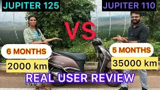 Jupiter 110 (35,000 km) vs Jupiter 125 (2,000 km) &ndash; 5 Ys / 6 Months | Real User Review 🔥 | Malayalam