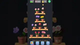Blossom Sort - Flower Sort - Levels 5 gameplay color object sort puzzle game walkthrough