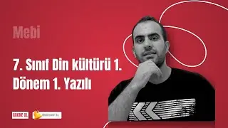 7. SINIF DİN KÜLTÜRÜ  1. DÖNEM 1. YAZILI (2025-2026)