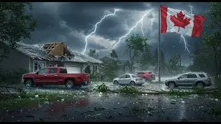 ⚠ Alberta Nightmare! Monster Hailstorm & Deadly Winds Leave Brooks in Ruins | Canada Disaster 2025