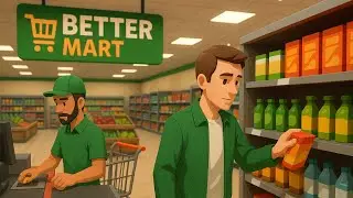 A NEW SUPERMARKET SIMULATOR - BETTER MART! (No Commentary | Gameplay)