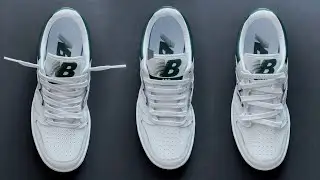 How To Lace New Balance 480 - 3 COOL WAYS