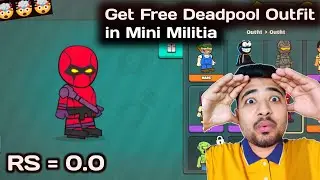 Get Free Deadpool Outfit in Mini Militia ! | Mini Militia