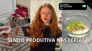 Um dia comigo sendo produtiva nas f&eacute;rias (treino, planejamentos e estudos)
