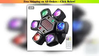 80w mini 6-arm Pattern Beam Party Light Stage Light Disco Beam Laser+Pattern+Beam+Flash+Pixel