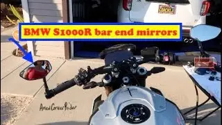 2022 BMW S1000R Bar End Mirror Install