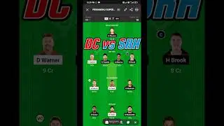 DC vs SRH Dream11 Prediction | DC vs SRH pitch report | DC vs SRH Dream 11 Team | #shortsvideo