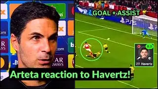 Mikel Arteta PRAISED Kai Havertz after brilliant goal and assist vs Kairat last night