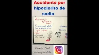 Accidente por hipoclorito de sodio