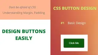 CSS Button Design | #1 | Basic Design