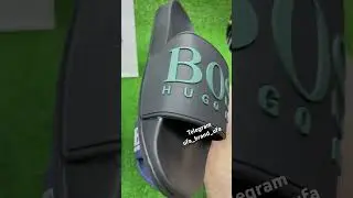 Обзор шлёпанцы Hugo boss