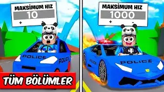 POLİS ARABASINI GELİŞTİRDİK! TÜM BÖLÜMLER 😱 | Roblox Brookhaven