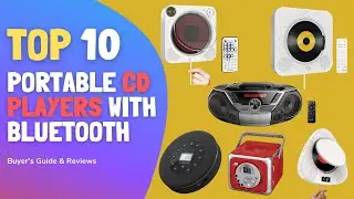 Top 10 Best Portable CD Players With Bluetooth 2021 - For Home, Car, Outdoor Use