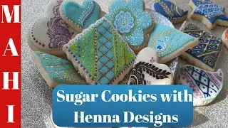 Henna Cookies | How To Decorate Cookies | Mehndi Cookies 2020 | Amazing Cookies Decorating Ideas