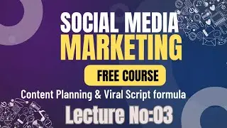 Lecture 3 | Content Planning & Viral Script Formula | Social Media Marketing Course
