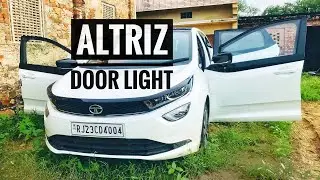 TATA Altroz Door Light 💡 wireless Logo Door Shadow Light For car @ crazyjackson video  new modified