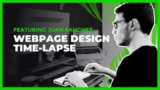 BEHIND THE SCENES: Webpage Design Time-Lapse | Designzillas