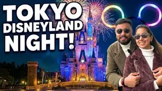 Tokyo Disneyland at Night |  Electric Parade & Magical Fireworks | Disneyland Fireworks Show | 